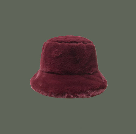 Plush basin hat Korean hat