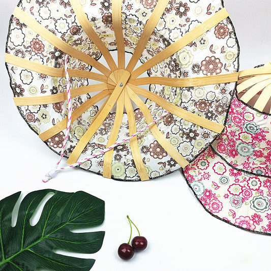 Fan Hat Folding Portable All-match Beach Hat Sun Hat Folding Fan Hat
