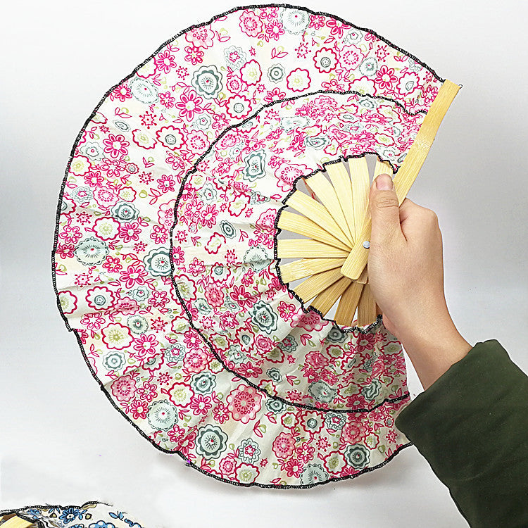Fan Hat Folding Portable All-match Beach Hat Sun Hat Folding Fan Hat