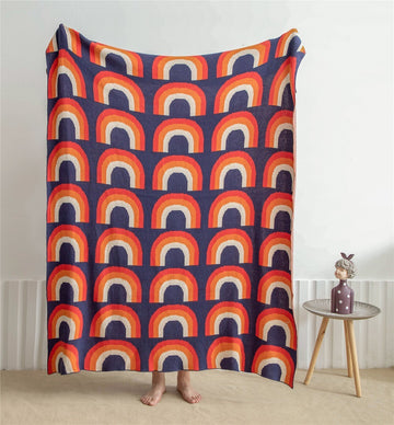 Nordic Cotton Wool Blanket Napping Blanket Cover Blanket