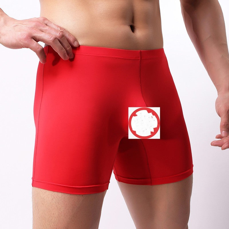 Men's Ice Silk Underwear Wear-resistant Casual Sport Boxer